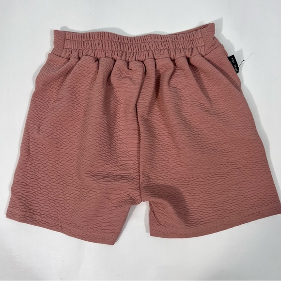 NWT Tiny Tribe Girls Dusty Rose Textured Short 6 - Picture 5 of 9